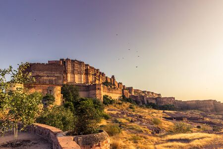 November 05, 2014: The Mehrangarh fort in Jodhpur, Indiaのeditorial素材