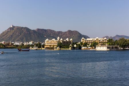 November 07, 2014: Pichola lake in Udaipur, Indiaのeditorial素材