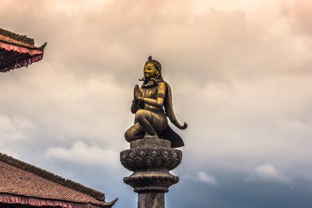August 18, 2014 - Statue of deity in Patan, Nepalの写真素材