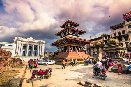 August 19, 2014 - Royal Square of Kathmandu, Nepalのeditorial素材