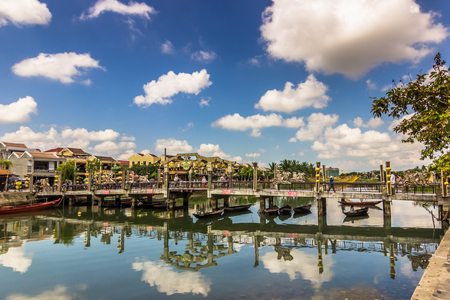 October 02, 2014 - Harbor of Hoi An, Vietnamのeditorial素材
