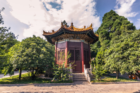 Xi'an, China - July 21, 2014: Forest of Stone Steles Museumのeditorial素材