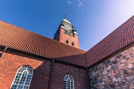 Gothenburg, Sweden - April 14, 2017: Masthugg Church in Gothenburg, Swedenの写真素材
