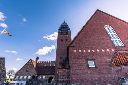 Gothenburg, Sweden - April 14, 2017: Masthugg Church in Gothenburg, Swedenの写真素材
