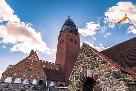 Gothenburg, Sweden - April 14, 2017: Masthugg Church in Gothenburg, Swedenの写真素材