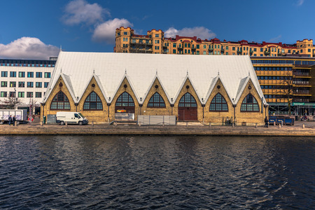 Gothenburg, Sweden - April 14, 2017: Fish church in Gothenburg, Swedenのeditorial素材