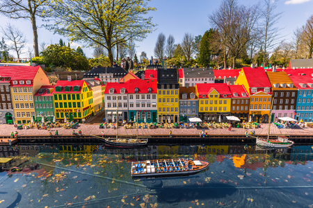 Bilund, Denmark - April 30, 2017: Miniatures in Legoland, Bilundのeditorial素材