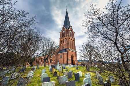 Lillehammer, Norway - May 13, 2017:  Church of Lillehammer, Norwayのeditorial素材