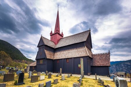 Ringebu, Norway - May 13, 2017:  Ringebu Stave Church, Norwayのeditorial素材