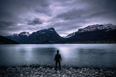 Vang, Norway - May 13, 2017: Mountain landscape of Vang, Norwayのeditorial素材