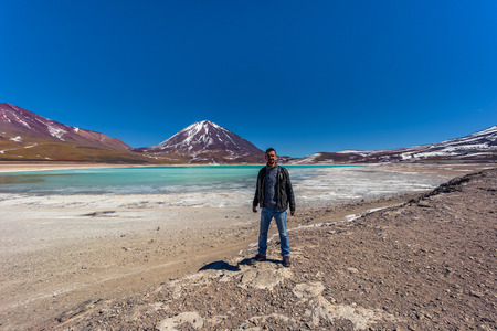 Eduardo Avaroa National Park - July 18, 2017: Eduardo Avaroa National Park, Boliviaのeditorial素材