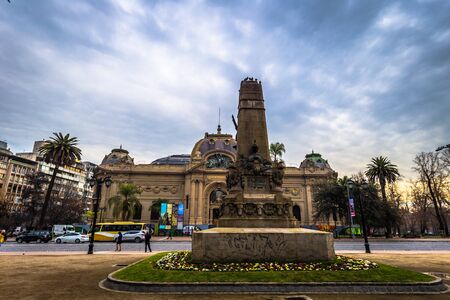 Chile - July 08, 2017: Fine art Museum of Santaigo de Chileのeditorial素材