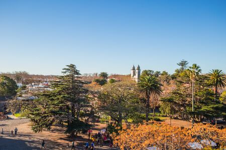 Colonia Del Sacramento - July 02, 2017: Panoramic view of Colonia Del Sacramento, Uruguayのeditorial素材