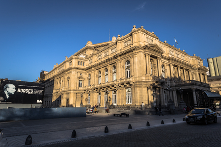 Buenos Aires - July 01, 2017: Colon Theatre in Buenos Aires, Argentinaのeditorial素材