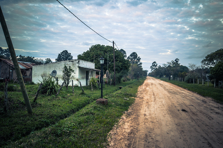 Colonia Carlos Pellegrini - June 28, 2017: Town of Colonia Carlos Pellegrini, Argentinaのeditorial素材