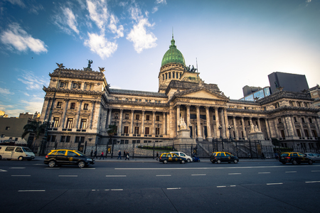 Buenos Aires - June 30, 2017: National Congress of Buenos Aires, Argentinaのeditorial素材