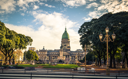 Buenos Aires - June 30, 2017: National Congress of Buenos Aires, Argentinaの写真素材