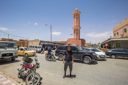 Bechar - June 07, 2017: Historic center of Bechar, Algeriaのeditorial素材