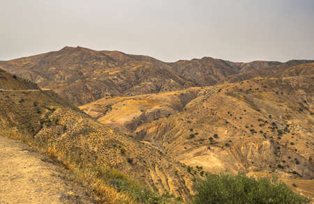 Wild landscape of the countryside of Algeriaの写真素材