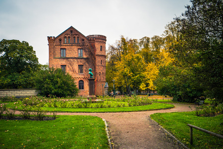 Lund - October 21, 2017: Royal residence of Lund, Swedenのeditorial素材