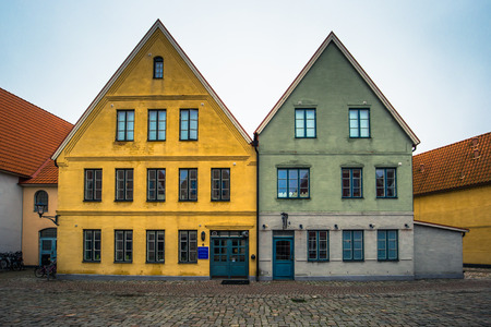 Hjarup: Historic center of Hjarup, Swedenの写真素材