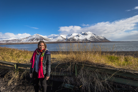 Snaefellsjoekull  - May 02, 2018: Snaefellsjoekull national park, Icelandのeditorial素材