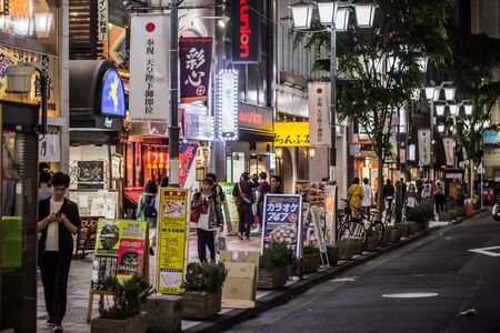 Tokyo - May 19, 2019: People in the streets of Shinjuku, Tokyo, Japanのeditorial素材