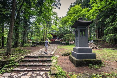 Nikko - May 22, 2019: Shinto Shrine in Nikko, Japanのeditorial素材