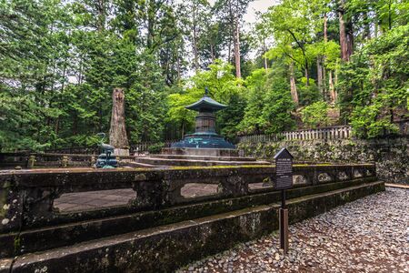 Nikko - May 22, 2019: Grave of Tokugawa Ieyasu in Nikko, Japan