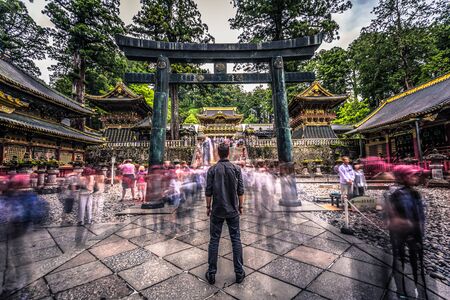 Nikko - May 22, 2019: Toshogu shrine in Nikko, Japanのeditorial素材