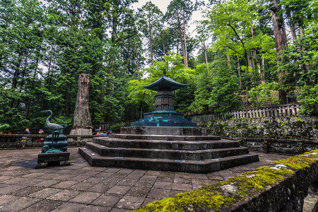 Nikko - May 22, 2019: Grave of Tokugawa Ieyasu in Nikko, Japanのeditorial素材