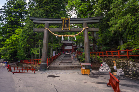 Nikko - May 22, 2019: Shrine in Nikko, Japanのeditorial素材
