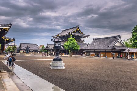 Kyoto - May 28, 2019: Buddhist temple of Higashi-Hongani in Kyoto, Japanのeditorial素材