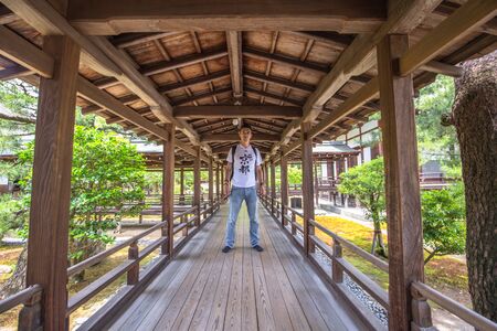 Kyoto - May 30, 2019: Daikakuji Buddhist temple in Kyoto, Japanのeditorial素材