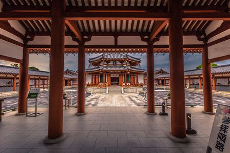 Nara - May 31, 2019: The Yakushi-Ji, temple in Nara, Japanのeditorial素材