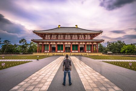 Nara - May 31, 2019: The Kofuku-ji Buddhist temple in Nara, Japanのeditorial素材