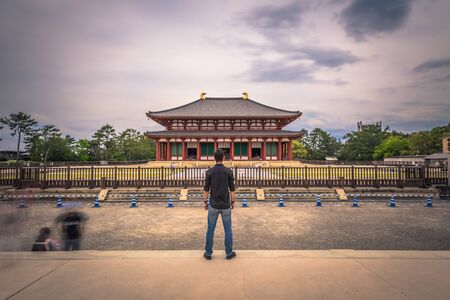 Nara - May 31, 2019: The Kofuku-ji Buddhist temple in Nara, Japanのeditorial素材