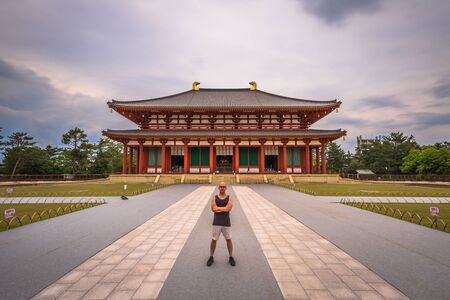 Nara - May 31, 2019: The Kofuku-ji Buddhist temple in Nara, Japanのeditorial素材