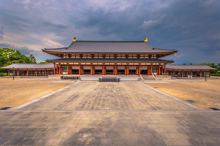 Nara - May 31, 2019: The Yakushi-Ji, temple in Nara, Japanのeditorial素材
