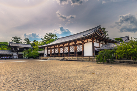 Ikaruga - June 03, 2019: The Horyu-Ji, temple in Irakuga, Nara Perfecture, Japanのeditorial素材