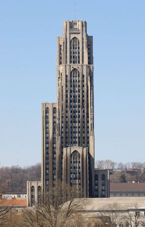 The Cathedral of Learning in Pittsburghの写真素材