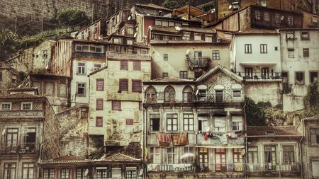 buildings by the Douro riverの素材