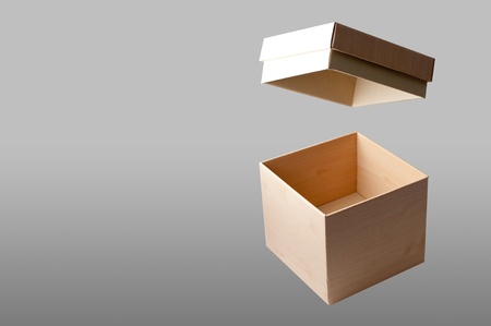 paper box image in isolated background