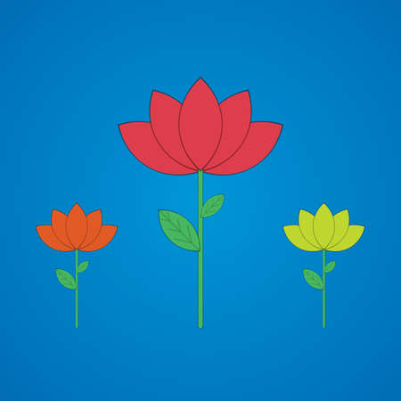 Flower Vector Art Illustration. Smiling Flower Icon Fashion Illustration. Vintage Slogan T shirt Print Design.のイラスト素材