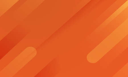 Minimal geometric background. Orange elements with fluid gradient. Dynamic shape composition. eps10...
