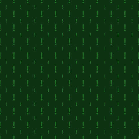 Colorful mark quatation seamless. Exlamation mark seamless pattern, isolated on white background. Vector illustration, easy to edit.のイラスト素材