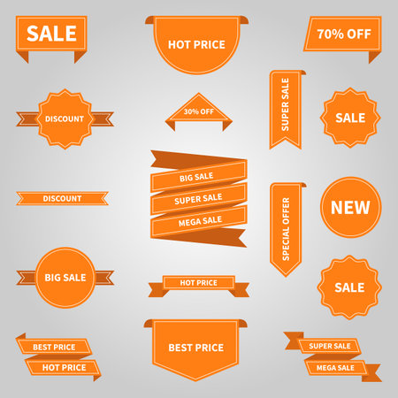 Coming soon flat promo banners set.のイラスト素材