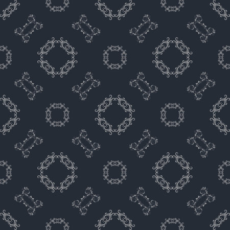 Vector damask seamless pattern background.のイラスト素材