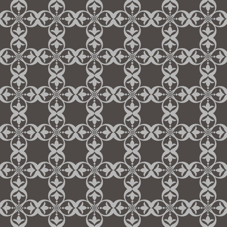 Abstract geometric seamless pattern brown.のイラスト素材