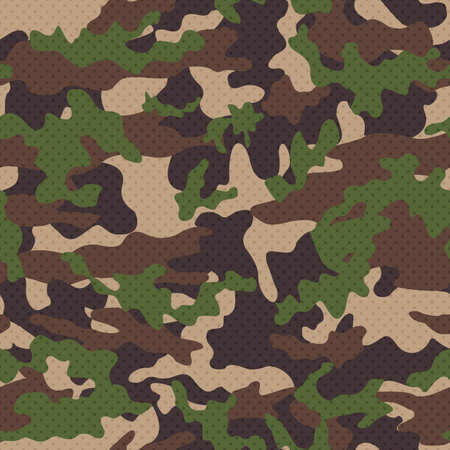 Camouflage seamless pattern, abstract modern.のイラスト素材